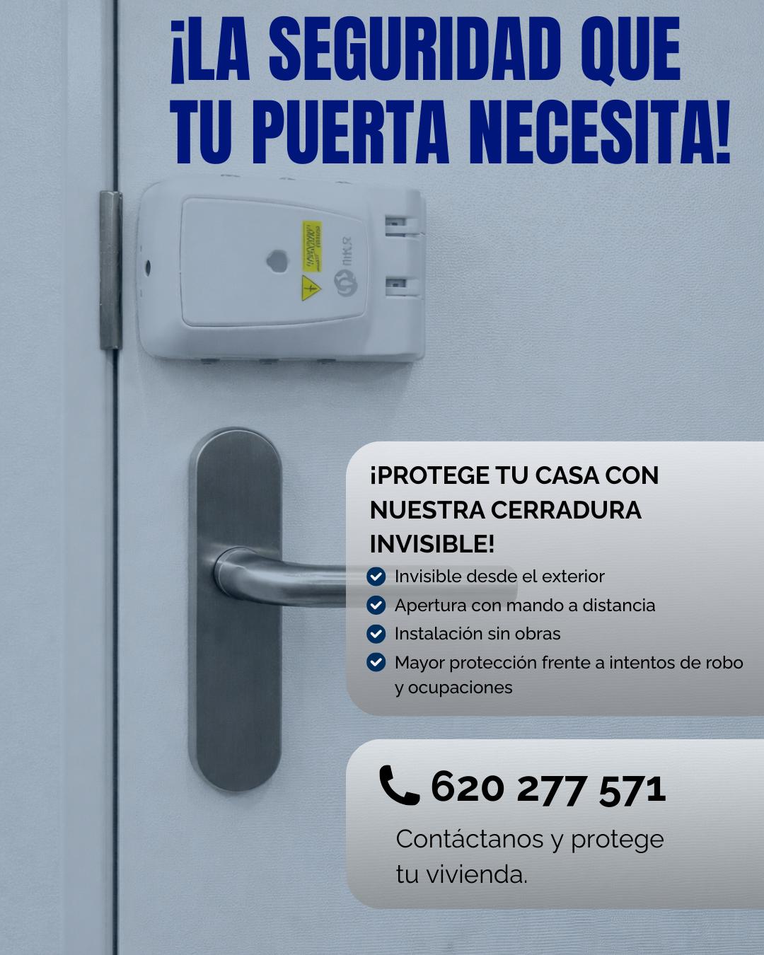 Cerradura de alta seguridad instalada por Cerrajería Chía